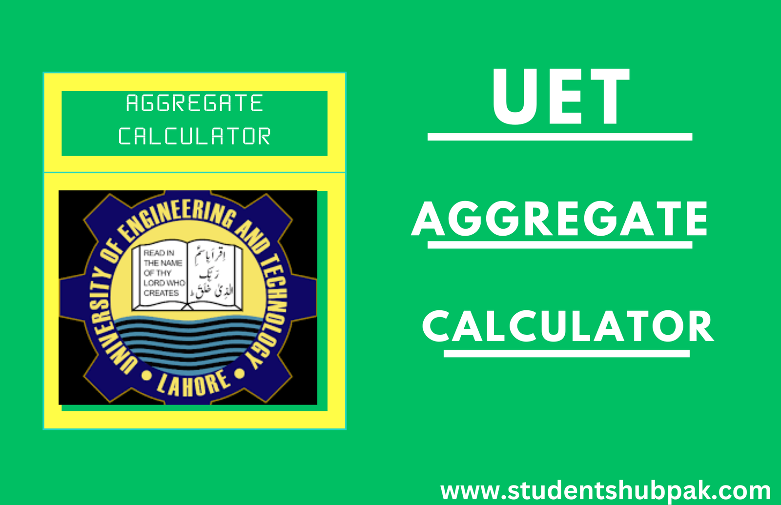 UET Aggregate Calculator