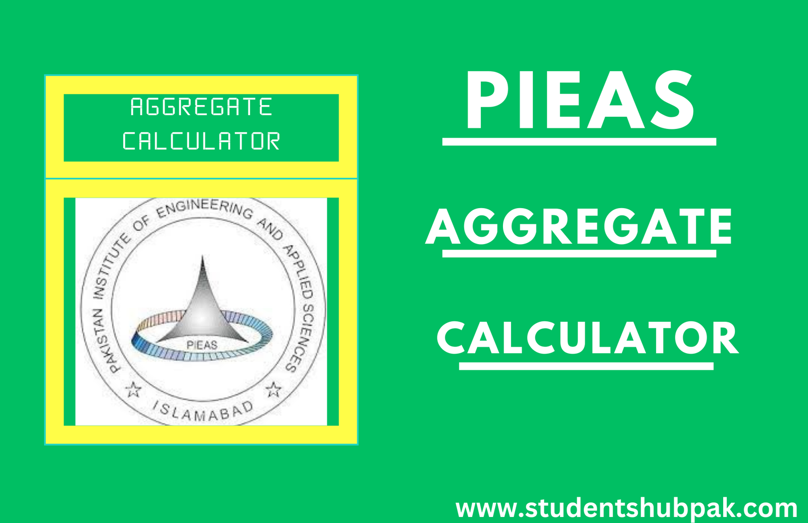 PIEAS Aggregate Calculator