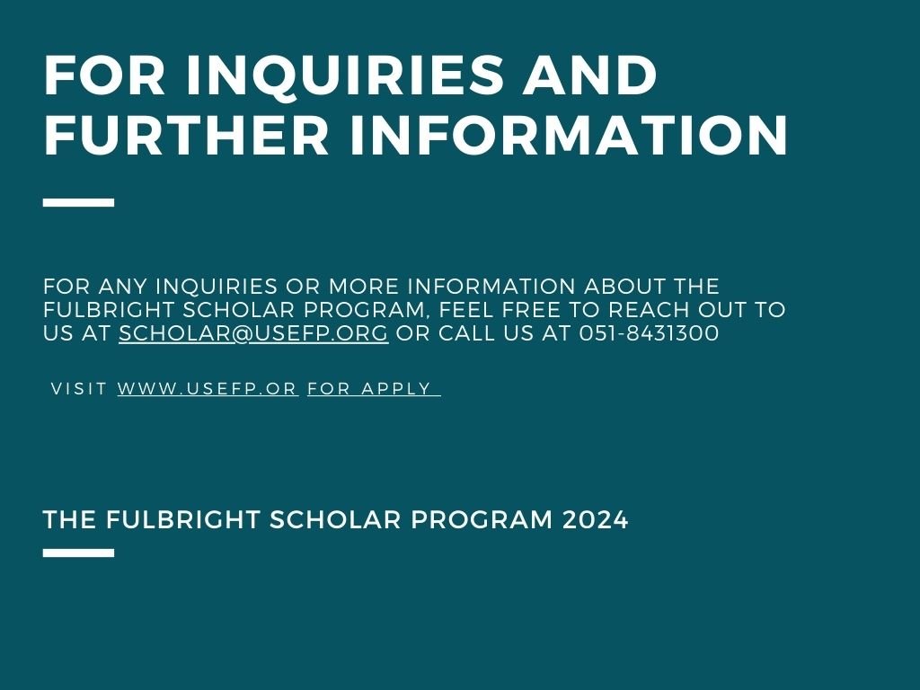 The Fulbright Scholar Program 2024